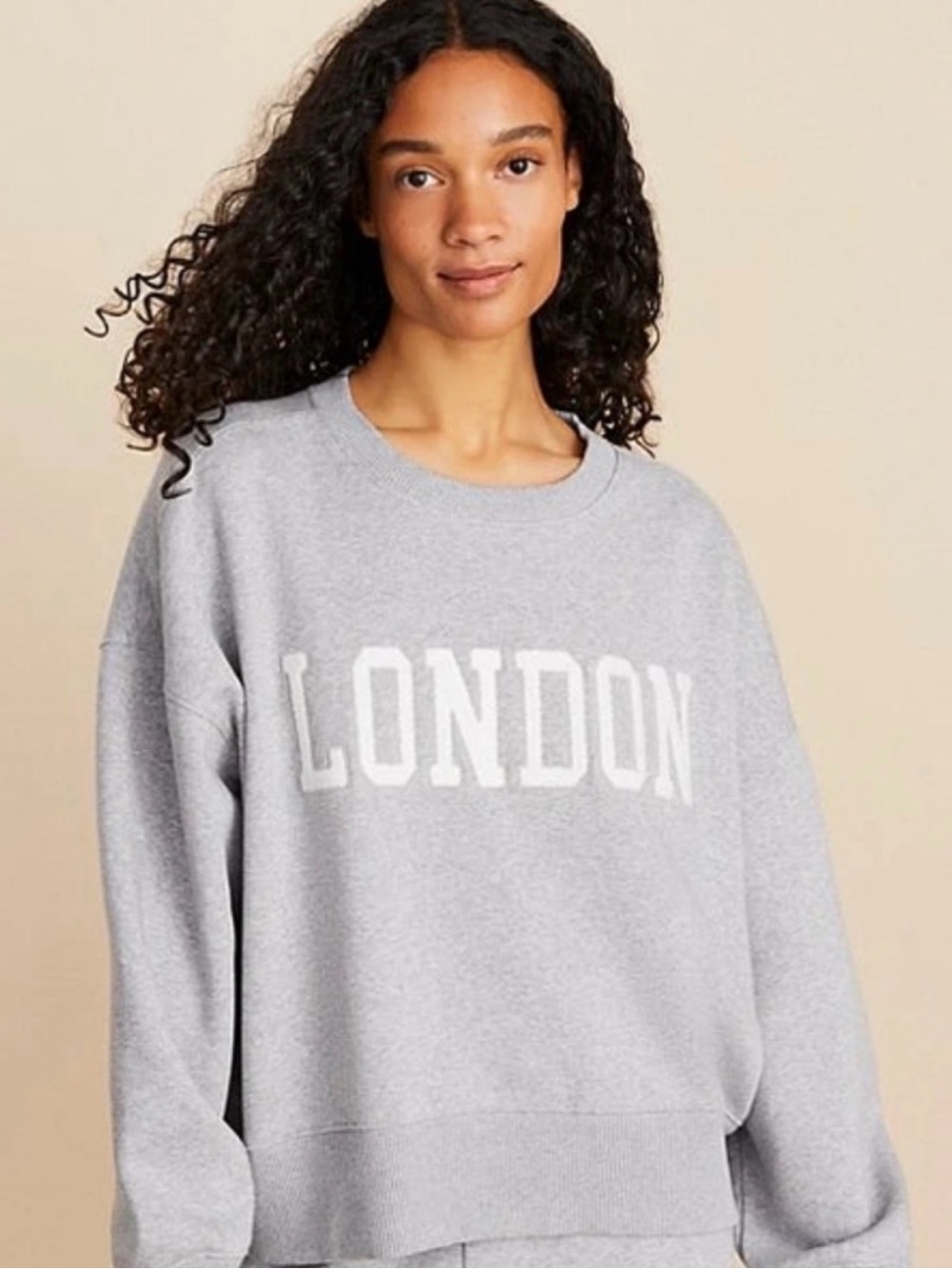 Lou & Grey Heather Gray 'LONDON' Crewneck Sweatshirt